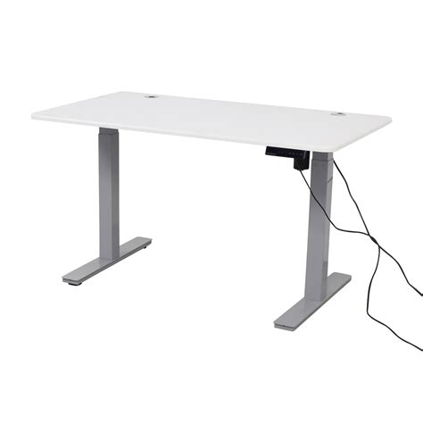 50% OFF - Autonomous Autonomous SmartDesk White and Grey Standing Desk / Tables