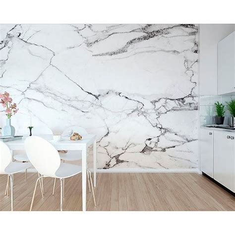 Marble Wall Mural Gray Wallpaper - Etsy