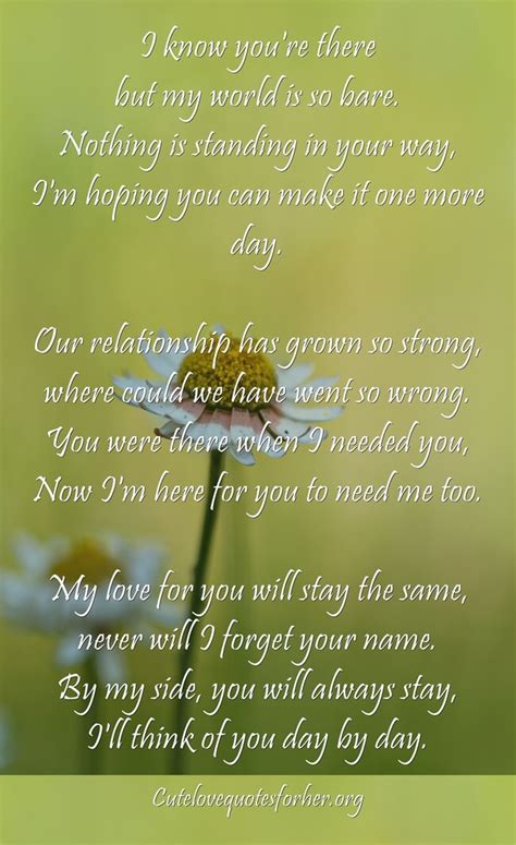 25+ Short I Love You Poems for Her / Girlfriend with Images