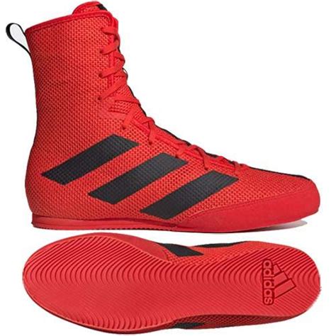 Adidas Box Hog 3 Boxing Boots - Red/Black - Sugar Rays