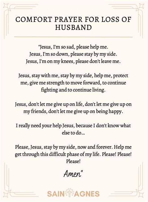 7 Prayers For Loss of Husband (Deceased Husband in Heaven)