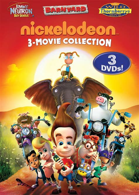 Amazon.com: Nickelodeon Three-Movie Collection (Jimmy Neutron: Boy Genius / Barnyard / The Wild ...