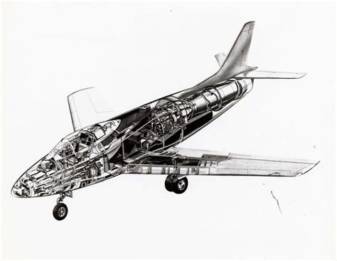 Feast Your Eyes On These Rare Aircraft Cutaway Drawings | Gizmodo Australia