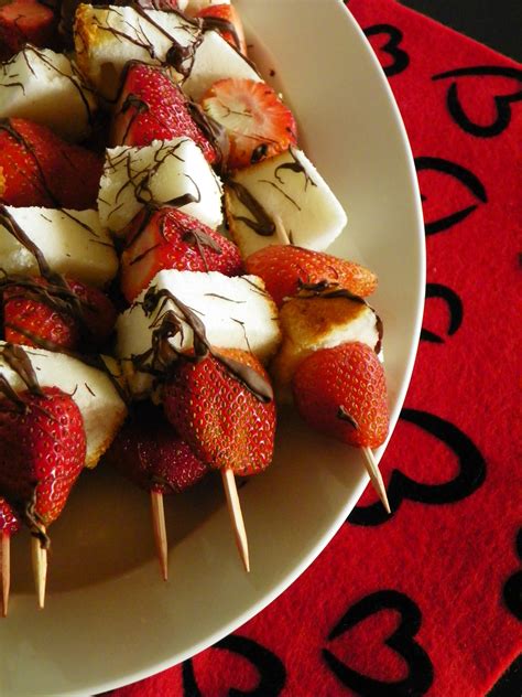 Quick and Easy Valentine's Day Dessert Skewers