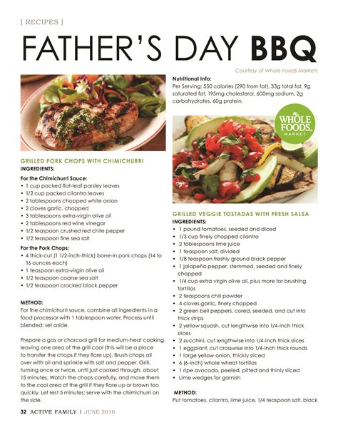 Father's Day BBQ - Active Family Magazine