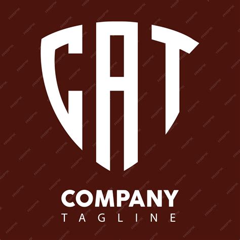 Premium Vector | Cat company logo design template