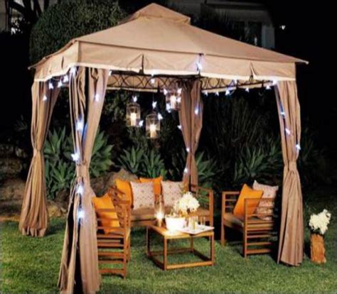 Lighting with Solar Gazebo Lights | Pergola Design Ideas