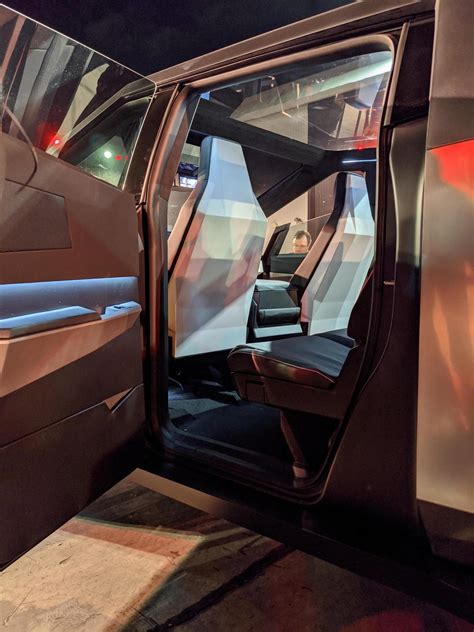 Cybertruck Interior Seating