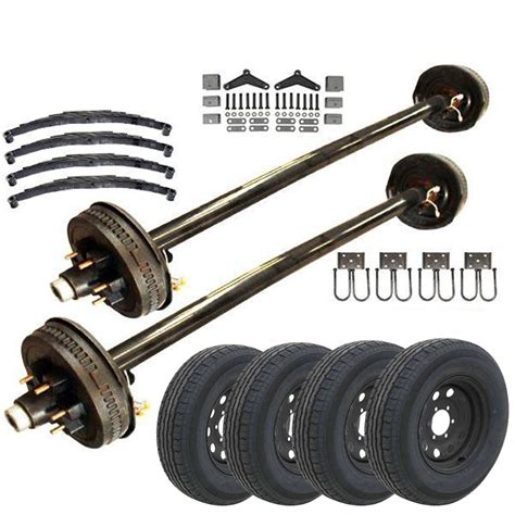 6K Tandem Axle Trailer Kit - Midnight Series Parts – The Trailer Parts Outlet