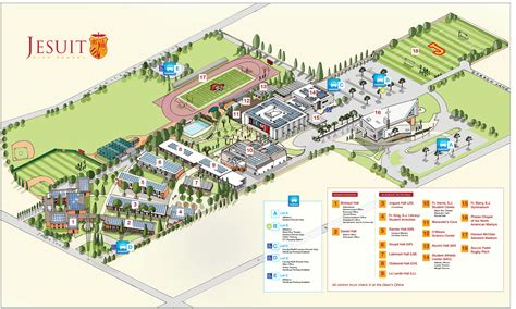 Private High School Campus Map