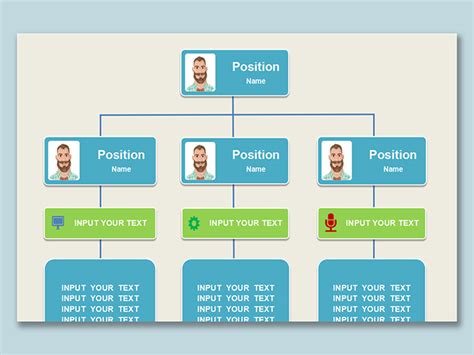 Org Chart With Pictures Template - prntbl.concejomunicipaldechinu.gov.co