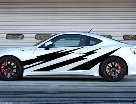 Car Styling for Car Decal Vinyl Side Decals body stickers Racing Stripes For 86 #381-in Car ...