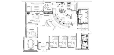 Bank Floor Plan Layout