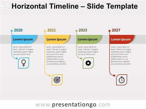 Horizontal Timeline Template Canva