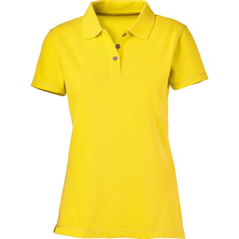 Plain Canary Yellow Women’s Polo Shirt – Cutton Garments