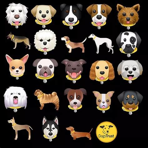 Dog emoji keyboard lets you send cute pictures of 23 popular breeds - Mirror Online