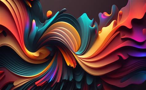 Premium AI Image | colorful abstract background