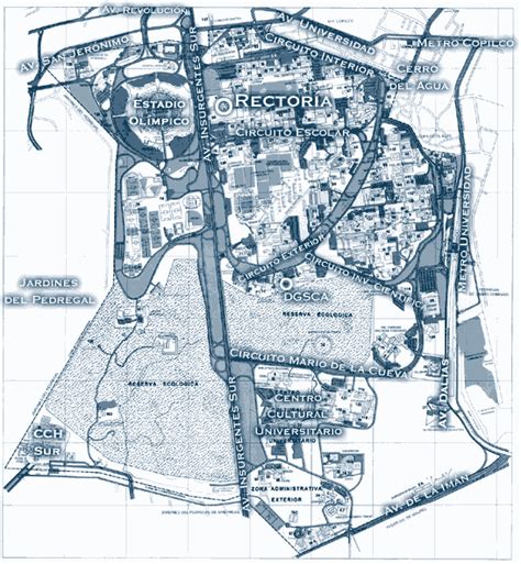 Unam Campus Map