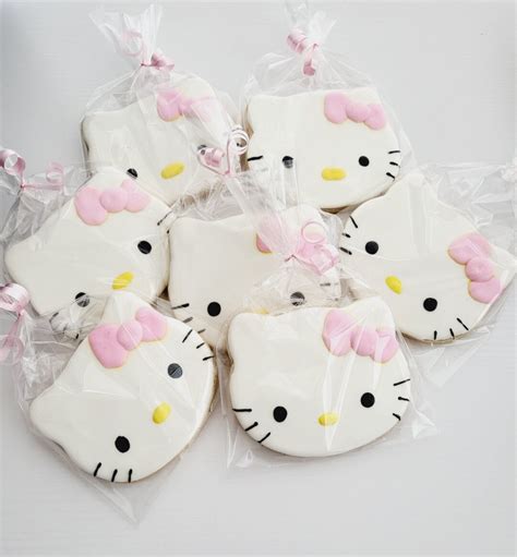 Hello Kitty Cookies - Etsy