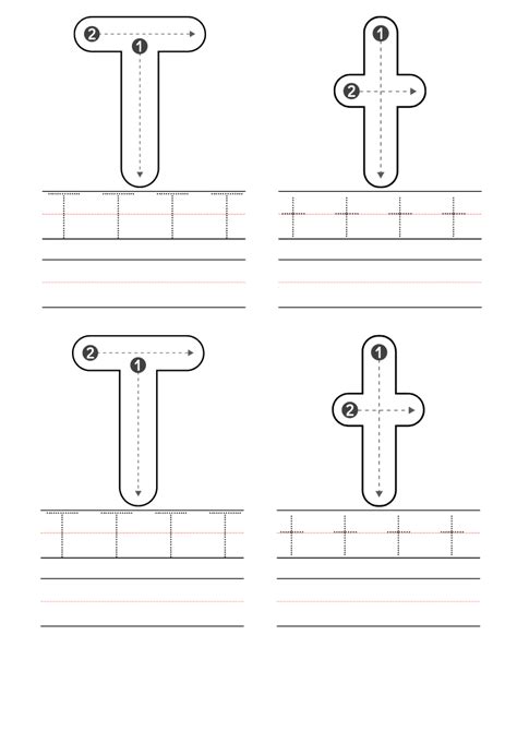 FREE Preschool Letter T Worksheets and Printables Ages 3-4 Years - Worksheets Library