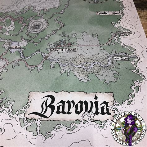 Barovia Map Prints – Deven Rue