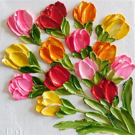 Tulips Oil Painting