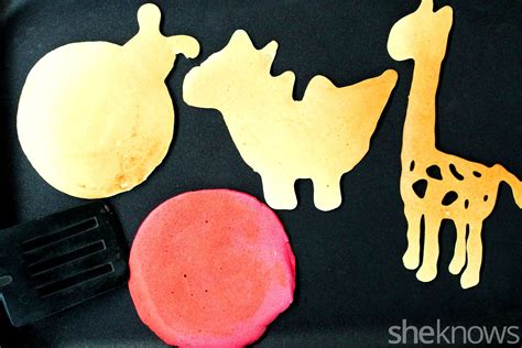 How to make pancake shapes that come alive but don't bite back