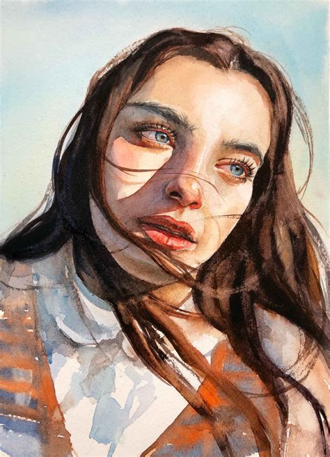 Watercolor Portrait Paintings | Portrait art, Watercolor portrait painting, Watercolor portraits