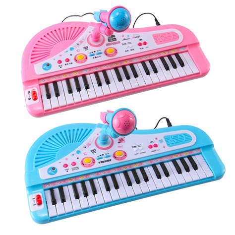 37 Key Kids Electronic Keyboard Piano Musical Toy with Microphone for Children’s Toys – Alexnld.com