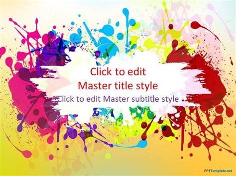 Add life to your presentations with colorful backgrounds for a Fine Arts project… | Cute ...