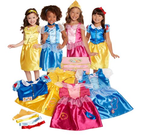 Disney Princess Dress Up Trunk Deluxe 21 Piece Officially Licensed [Amazon Exclusive] for sale ...