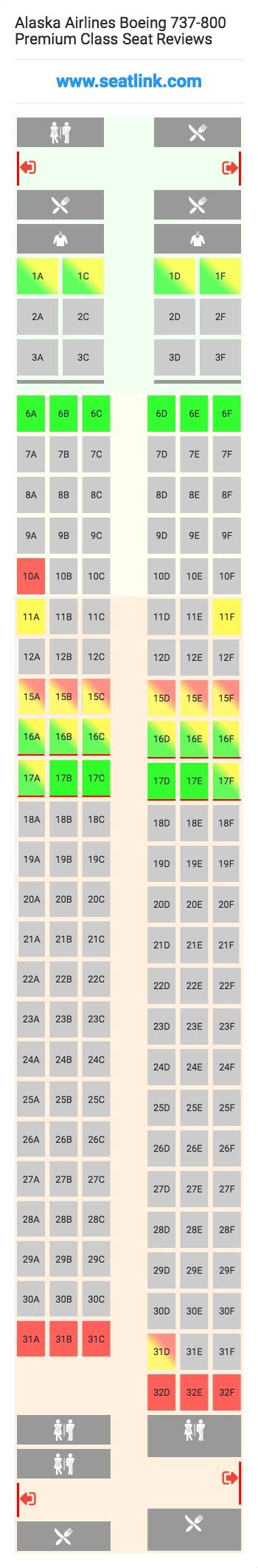 Alaska Air Boeing 737 800 Seating Chart | Awesome Home