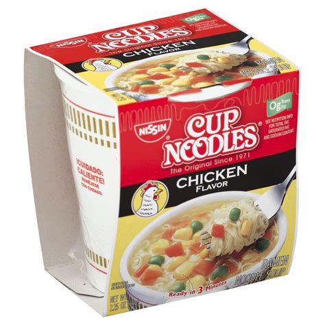 Nissin Cup Noodles Chicken Flavor Noodle Soup - Shop Soups & Chili at H-E-B