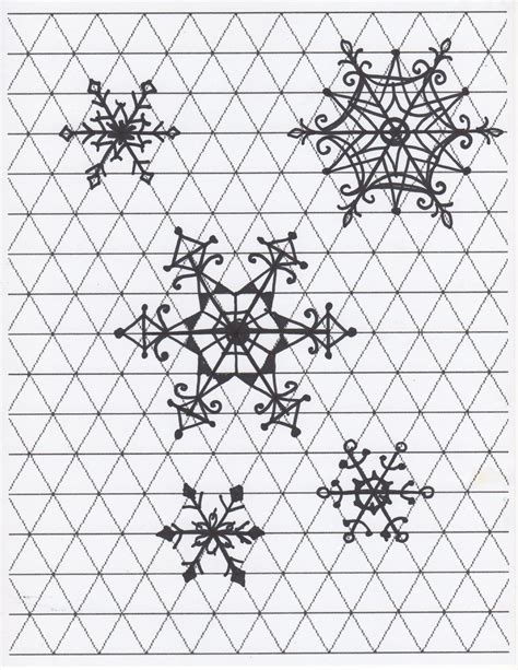 Snowflake Drawing Patterns at GetDrawings Free download – Snowflake Patterns To Trace | DocTemplates