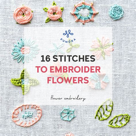 Embroidery Flowers Patterns | Best Flower Site