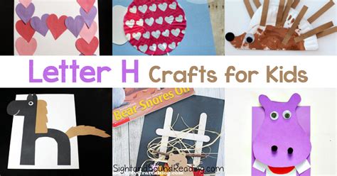 20+ Free Letter H Crafts for Preschool | Mrs. Karle's Sight and Sound Reading