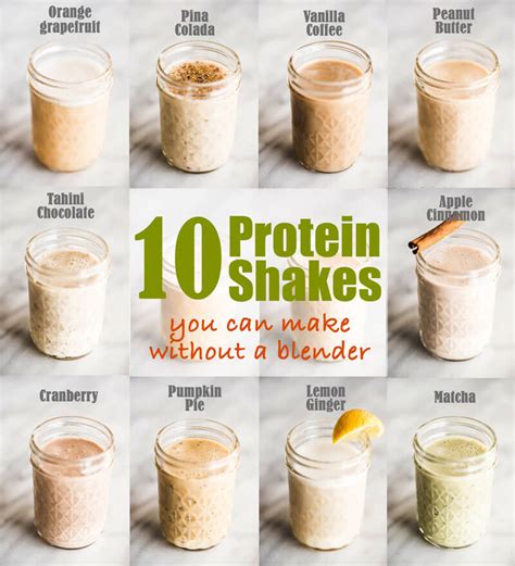 10 Easy Protein Shake Recipes You Can Make Without a Blender - Omnivore's Cookbook