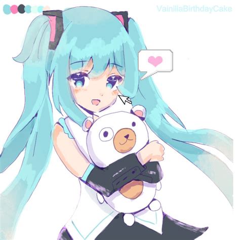 Hatsune Miku fanart by VainillaBirthdayCake on DeviantArt