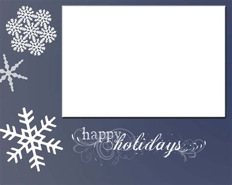 Holiday Card Printable Templates