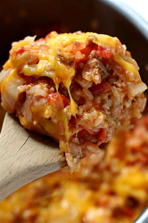 Cabbage Roll Casserole With Tomato Soup - Rice Recipe