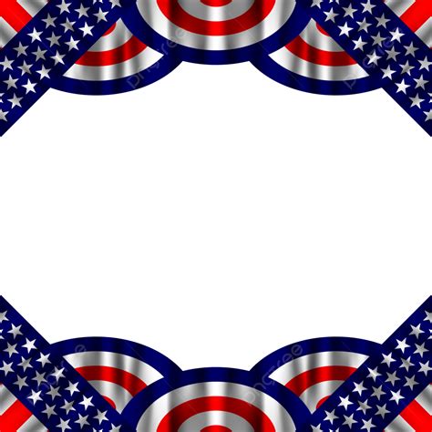 American Flag Border, Borders, America, Flag PNG and Vector with Transparent Background for Free ...