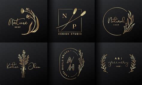 Free Vector | Luxury logo design collection for branding, coporate identity