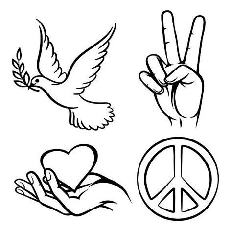 Peace symbols | Symbol drawing, Peace drawing, Peace poster