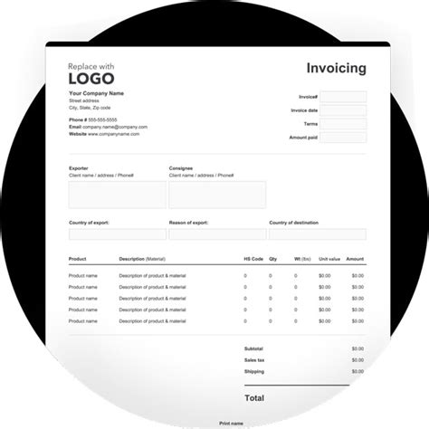 Professional quickbooks invoice templates - fitygolf