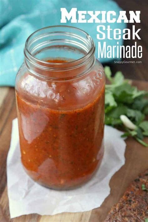 Mexican Steak Marinade - Snappy Gourmet