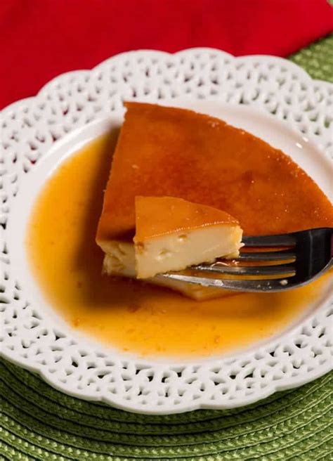 Mexican Flan (Egg Custard with Caramel Sauce) - International Cuisine