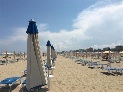 Premium Photo | Rimini beach italy