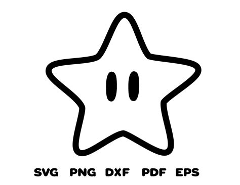 Mario Star Printable