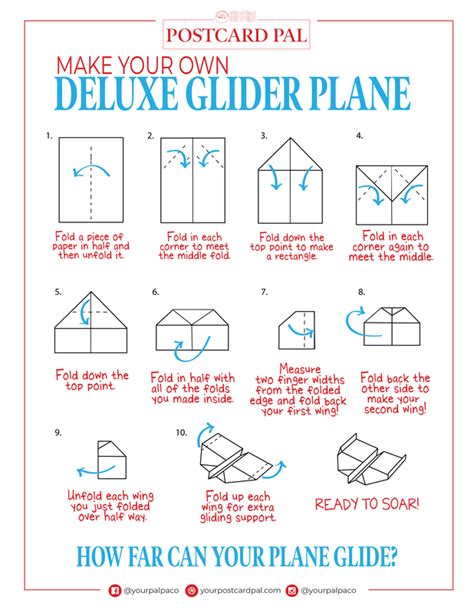 Paper Airplanes Gliders Instructions