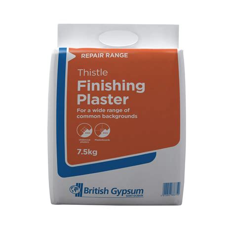 Thistle Quick Dry Finishing Plaster 7.5kg | Departments | DIY at B&Q